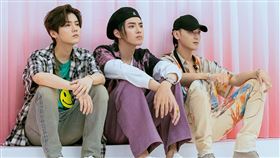 吳亦凡,黃子韜,鹿晗,世紀同框。圖／WeTV提供