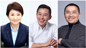 盧秀燕（左起）、林智堅、侯友宜（圖／翻攝自盧秀燕、林智堅、侯友宜臉書）