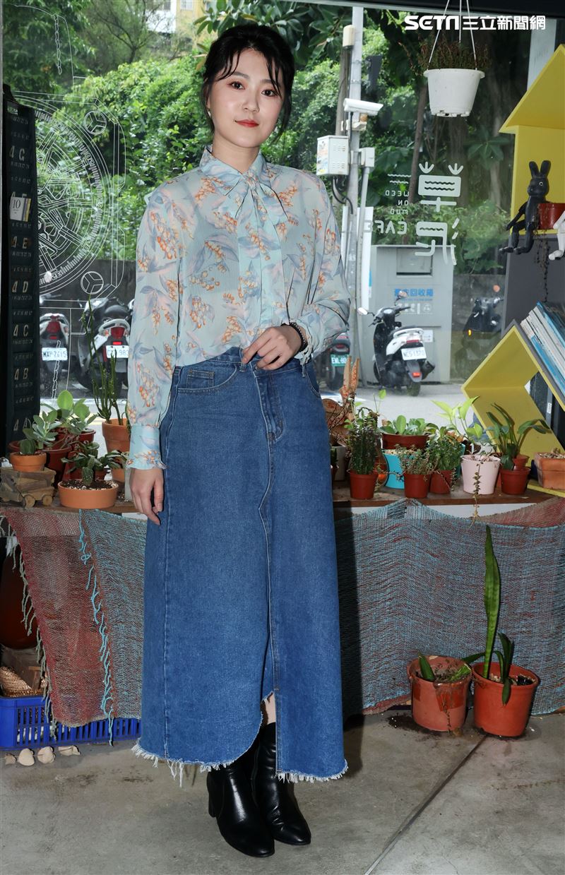 金曲歌后曹雅雯入圍第32屆金曲獎。（記者邱榮吉/攝影）