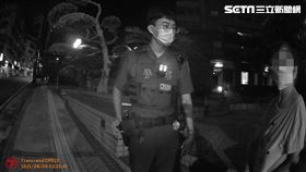 新北市，淡水，淡水分局，暖警，口罩，失智婦