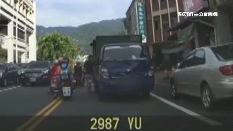 宜蘭送貨停車逆向併排　民眾砲轟路霸