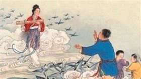 牛郎、織女(圖片翻攝自百度百科)