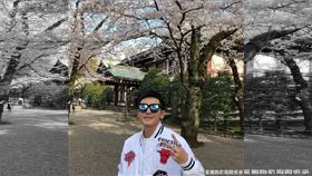  男星與靖國神社合影　秒慘斷20代言(圖/翻攝自微博)