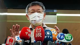 台北市長柯文哲回應松山分局警紀。（圖／記者劉懿萱攝影）