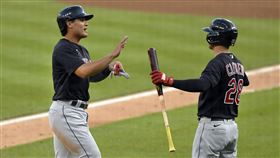 ▲張育成炸裂本季3轟。（圖／美聯社／達志影像）