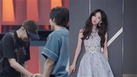 熱狗，林志玲，言承旭。(圖／微博截圖)