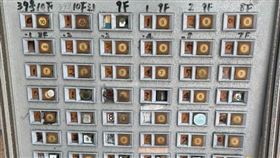 網友發現電鈴呈現「6X10表格狀」。（圖／翻攝自臉書「外送員的奇聞怪事」）