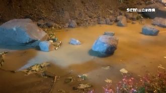 南投豪雨　台16線土石崩阻雙線道