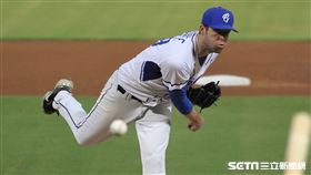 ▲富邦悍將先發投手羅力。（圖／記者劉彥池攝影）