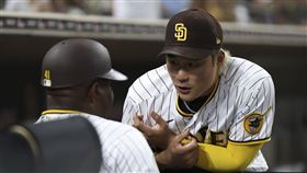 ▲聖地牙哥教士金河成。（資料照／美聯社／達志影像）