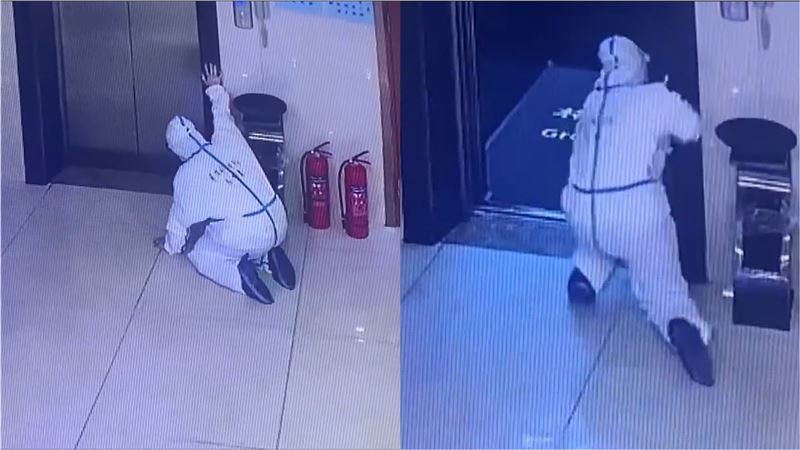 醫護累到跪爬進電梯！喊：有人在等我