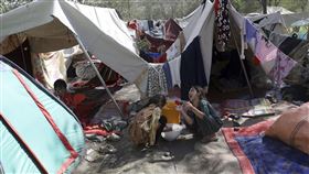 阿富汗情勢惡化，民眾流離失所。（圖／美聯社／達志影像）