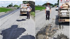 南投縣竹山行善團，修補坑洞鋪路行善22年，圖／翻攝自南投縣竹山行善團