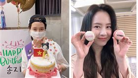 宋智孝曬出多張跟粉絲送的禮物合照。（圖／翻攝自宋智孝IG)