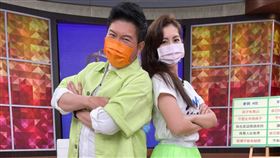 曾國城跟任容萱一起主持。（圖／衛視提供）