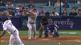 ▲筒香嘉智敲出轉戰海盜首安。（圖／翻攝自海盜推特）