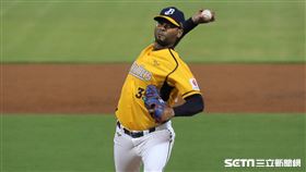 ▲中信兄弟先發投手羅傑斯。（圖／記者劉彥池攝影）