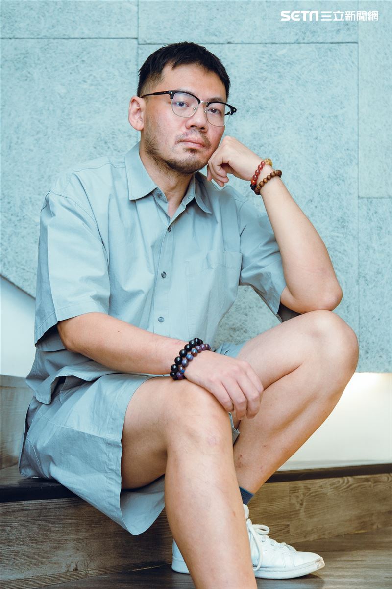 葛大為三立新聞網專訪。（圖／記者楊澍攝影）