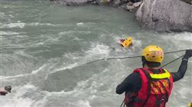司馬庫斯,落水,釣客,搜救（圖／翻攝畫面）