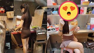 炸鹹酥雞背影太火辣！網暴動揪團朝聖