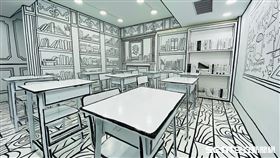 2D咖啡新莊旗艦店。（圖／記者馮珮汶攝）