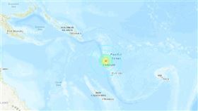 萬那杜地震 圖／翻攝自USGS