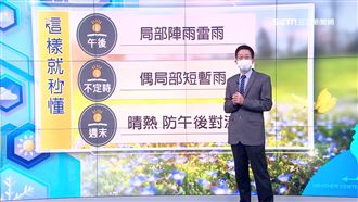 明防午後雷雨　吳德榮：週末天氣再變