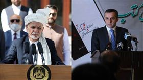 阿富汗總統加尼（Ashraf Ghani）副總統沙雷（Amrullah Saleh）（圖／翻攝自Ghani、Saleh臉書）