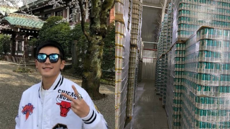 啤酒瓶身印張哲瀚照片　整個倉庫銷毀