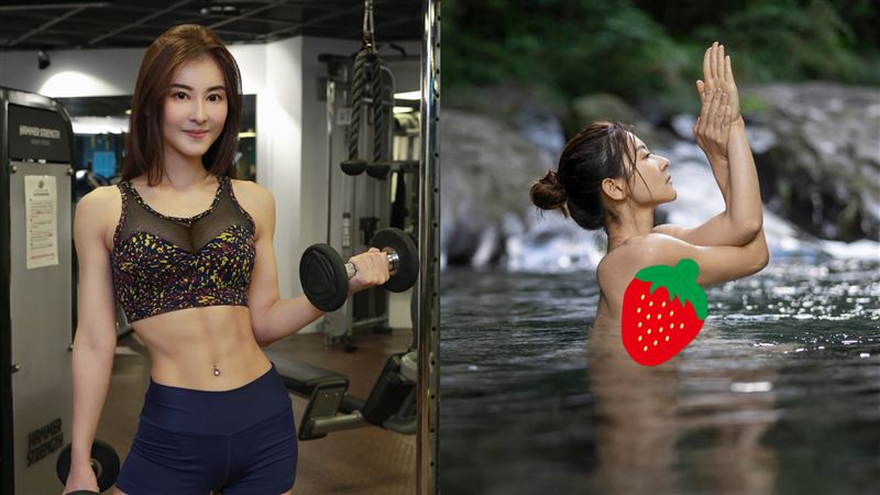 女神全裸泡水做瑜伽　劈腿嚇跑追求者