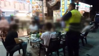 不甩防疫內用規定　熱炒店嗆聲稽查警