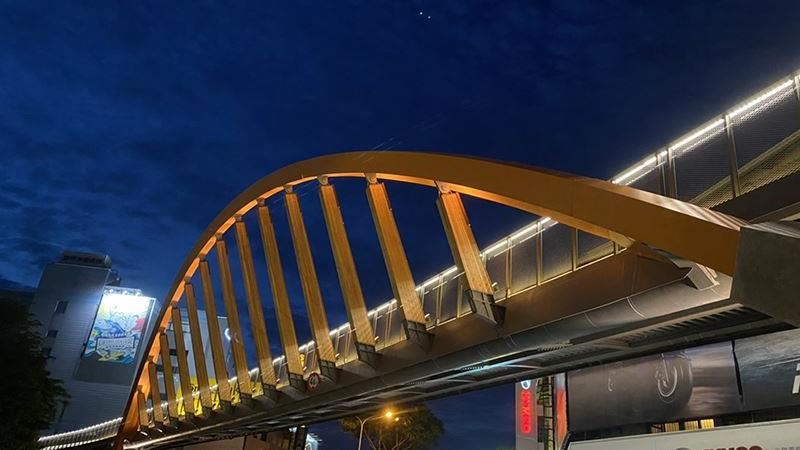 台中景點　「潭心鐵馬空橋」正是開放