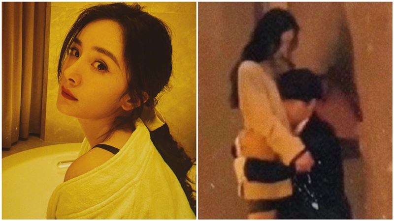 離婚3年！楊冪抱小鮮肉「讓他埋胸」