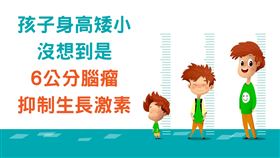 ▲孩子長得比同年級的學童矮？原來是腦瘤惹的禍。（圖／相關提供）