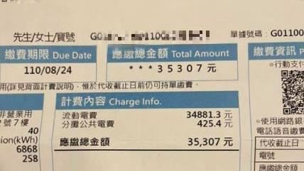 整天在外電費竟飆3萬　網揪吃電怪獸