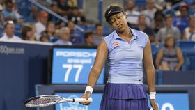 ▲大坂直美在辛辛那提大師賽爆冷出局。（圖／美聯社／達志影像）