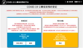 高端疫苗加開20歲至35歲民眾預約接種，平台預約至今（20）日中午12時截止。（圖／翻攝自公費疫苗預約平台）