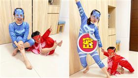 照片曝光後，網友驚透視設計竟然露出紅內褲，讓二伯連忙解釋。（圖／翻攝自2uncle987IG)
