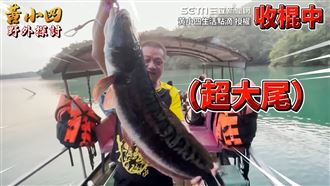 捕捉日月潭外來種　驚見超巨兇猛魚種