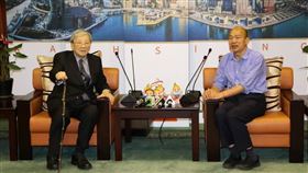 韓國瑜，李行（圖／翻攝自臉書）