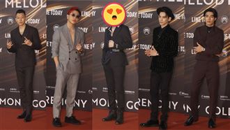 金曲紅毯驚口罩天菜　5帥行走費洛蒙