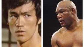 李小龍與喬治福爾（組合圖／翻攝自百度百科）