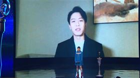 魏如萱連線在大陸的韋禮安。（圖／翻攝自台視）