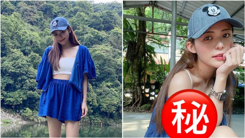 林萱瑜衣服不穿好！上衣滑落美胸失守