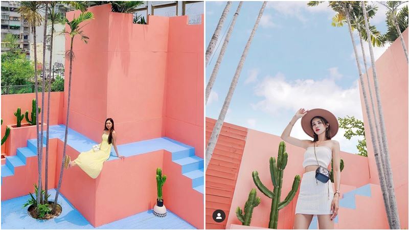 IG紅什麼／西班牙紅牆　搬進咖啡廳