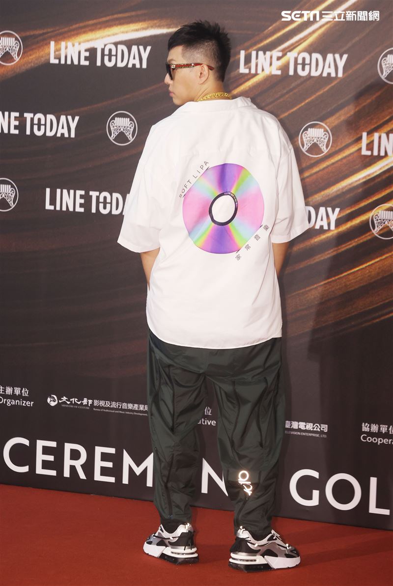 金曲32星光大道蛋堡。（記者邱榮吉/攝影）