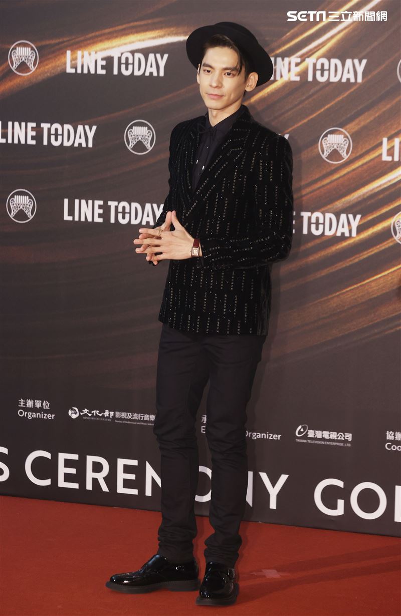 金曲32星光大道林柏宏。（記者邱榮吉/攝影）