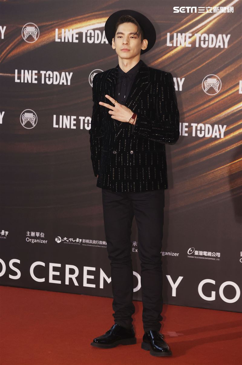 金曲32星光大道林柏宏。（記者邱榮吉/攝影）