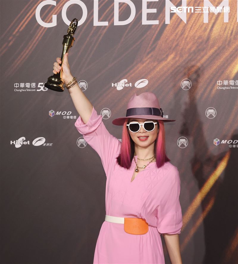 ?te壞特獲得金曲32最佳新人獎。（記者/邱榮吉/攝影）