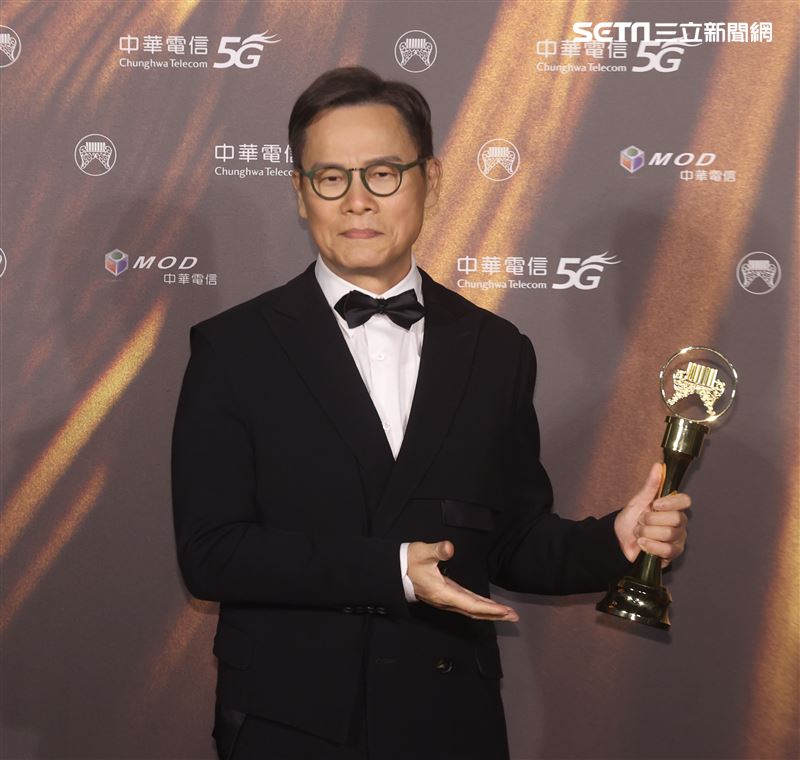 羅大佑獲得金曲32特別貢獻獎。（記者/邱榮吉/攝影）